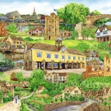 Puzzle Evadare în Cotswolds 500 piese