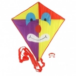 Zmeu z nylon cu clovn zburător 78 × 88 cm