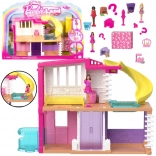 Mattel mini BarbieLand căsuță pentru păpuși cu păpușă, animăluț și accesorii