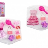 Set de rochii și accesorii pentru păpuși (mix)