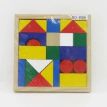 Cărămizi din lemn – set 24 buc (14,5 × 14,5 cm)