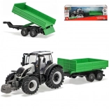 tractor metalic cu remorcă VALTRA N174 – remorcă basculantă (10 cm) de la Bburago