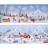 Decorațiune pentru fereastră de Crăciun 59,5 × 21 cm