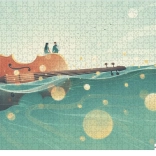 Puzzle Janod Viori Plutitoare 1000 Piese