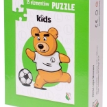 Puzzle LEGIA WARSZAWA – ursulețul Kazek, 35 piese