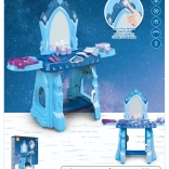 Toaletă pentru copii cu temă de castel de gheață și accesorii