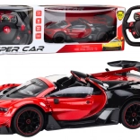 Mașină sport RC 1:12 cu uși deschizabile – roșie