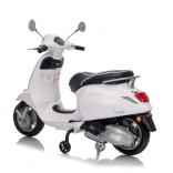 scuter electric pentru copii VESPA ROMA, alb
