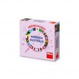 Dino Joc de călătorie Recunoaște steagurile - America și Australia