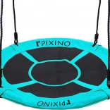 Leagăn rotund cuib de barză turcoaz