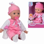 Păpușa Laura cu gingureli de copil 38 cm