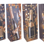 Pungă cadou pentru sticlă M 35 × 12 × 9 cm – pentru tot anul
