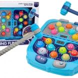 Wack A Mole Space Arcade Game 9 niveluri de viteză Lumini Sunete