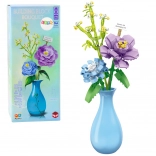 set de construcție flori în vază, 257 piese