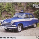 Puzzle Retro Mașina Volha GAZ 21 VB 40 piese