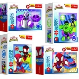 Minipuzzle miniMAXI 20 piese MARVEL Spidey și prietenii lui uimitori