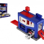 Garaj de parcare pentru poliție cu mașinuță