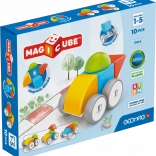 Geomag Magicube auto – set magnetic pentru cei mici (10 piese)