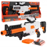 Blaster cu spumă Fast Pioneer pentru copii 8+ cu vizor, încărcător și 36 de gloanțe