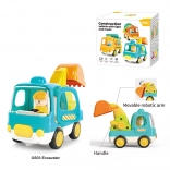 Buldozer interactiv pentru copii cu lumini și sunete