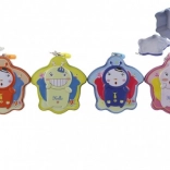 Pușculiță metalică pentru copii cu lacăt 10 × 6 cm – 4 culori