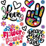 Etichetă termoadezivă Puterea Florilor foaie mică