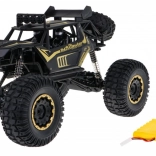 Crawler RC metalic 1:8 cu tracțiune 4x4 și LED pentru copii 3+