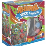 Set creativ de pictat pe piatră – bufniță