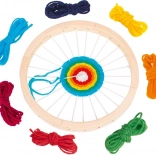 Război rotund de țesut din lemn Goki