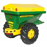 Remorcă și împrăștietor 2 în 1 JOHN DEERE pentru tractoare cu pedale Rolly Toys