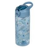 Sticlă Tritan de băut cu motiv de dinozauri BAAGL 500 ml