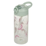 Sticlă Tritan pentru băut cu pai Curcubeu 500 ml