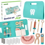 Set de îngrijire dentară Tooky Toy pentru copii cu rucsac 19 piese FSC