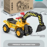 Motocicletă fără pedale pentru cei mici – excavator