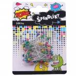 Ace cu gămălie colorată 100 buc