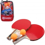 Set de ping pong cu rachete și 3 mingi