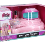 Studioul de unghii cu lampă și decorațiuni