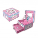 Cutie muzicală cu bijuterii Unicorn