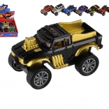 Mini mașinuță off-road cu mecanism cu întoarcere 6,5 cm – metal și plastic, mix de modele