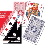 Joc de cărți - Poker și Bridge set cu un singur pachet