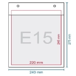 plică cu bule E15 autoadezivă 27,5 × 24 cm