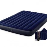 Saltea dublă gonflabilă 203 × 152 cm cu perne INTEX Velour