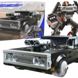 Set de construcție mașină și robot 2-în-1, 398 piese