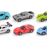 mașinuțe de curse din metal 7,5 cm – set de 4 buc