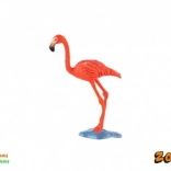 Figurină din plastic a flamingoului caraibian 9 cm