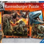 Puzzle Ravensburger JURASSIC WORLD: Fallen Kingdom 3×49 piese