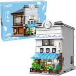 Set de construcție CADA magazin japonez de sushi cu iluminare LED, 1665 piese