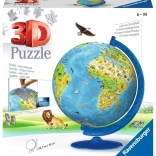 ravensburger puzzle 3d glob pentrucopii 180 piese