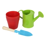 small foot set de grădinărit pentru copii cu stropitoare, lopățică și ghivece