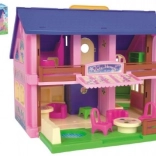 Căsuță din plastic pentru păpuși 37 cm Play House cu accesorii